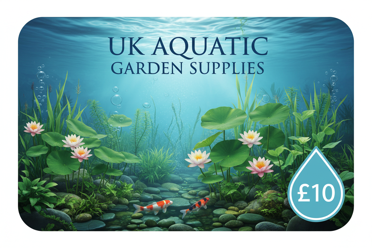 £10 gift card for UK AQUATIC GARDEN SUPPLIES